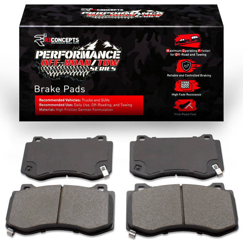 Jeep Grand Cherokee Brake Pads - Performance - Front - R1 Concepts - Off-Road/Tow - `05-`23
